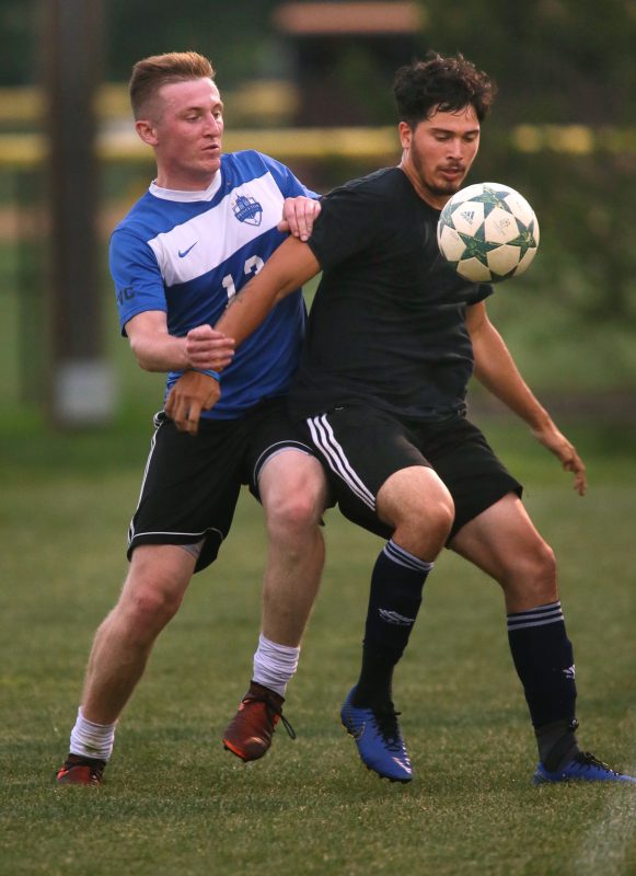 Chase Ealy battles for the ball